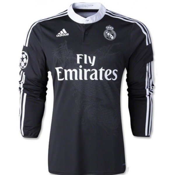 Camisa retro Adidas Real Madrid 2014 2015 III jogador manga comprida